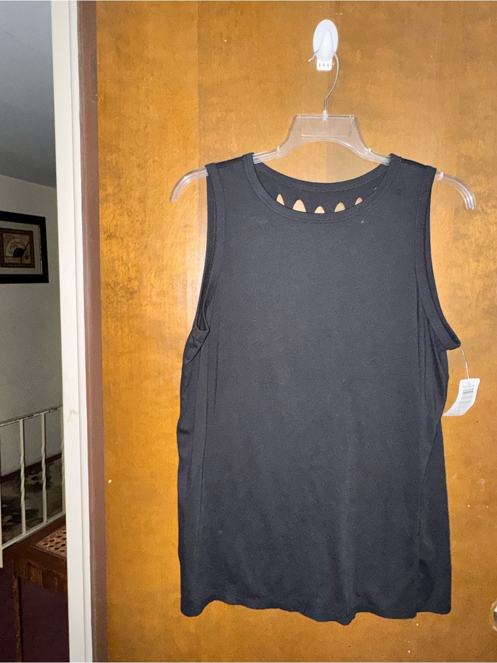 torrid Black Sleeveless Tank with Back Cutout Detail